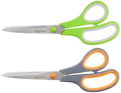 AmazonBasics Office scissors · pair: The pair of office scissors.