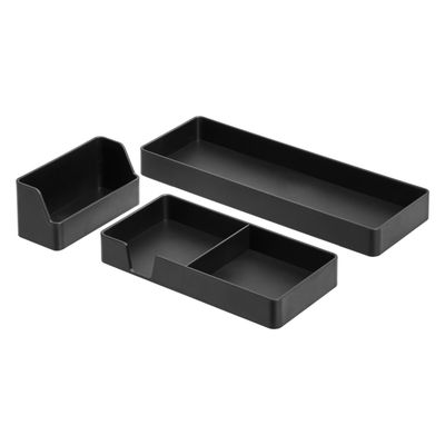 AmazonBasics Modular desk organizer · 7 parts: Partial set view; not all seven parts are shown.